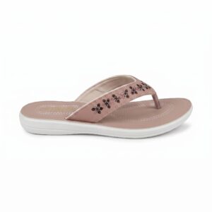 Faizi Ladies Chappal - Pink