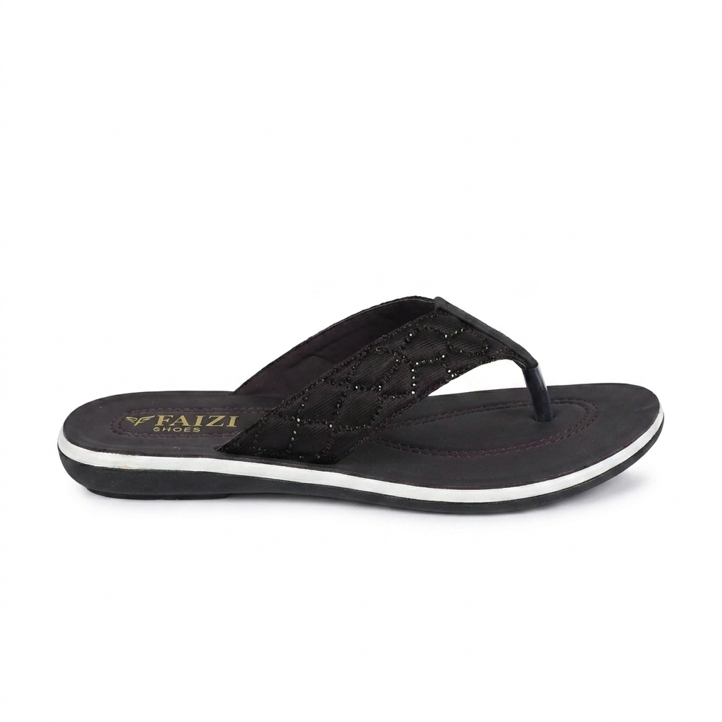 Faizi Ladies Chappal - Purple