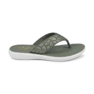 Faizi Ladies Chappal - Light Green