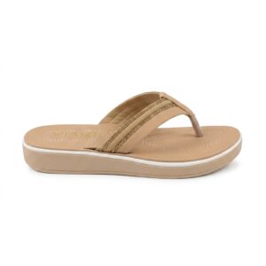 Faizi Ladies Chappal - Brown